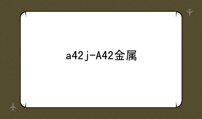 a42j-A42金属