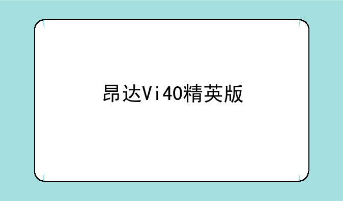 昂达Vi40精英版