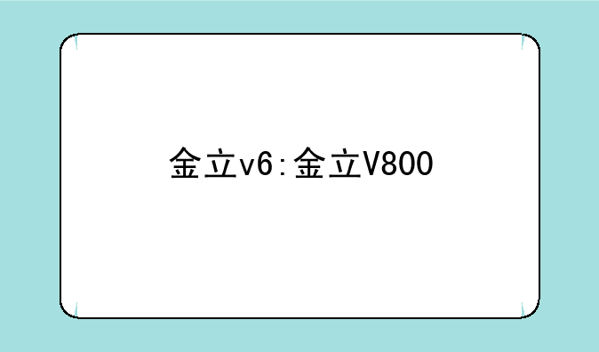 金立v6:金立V800